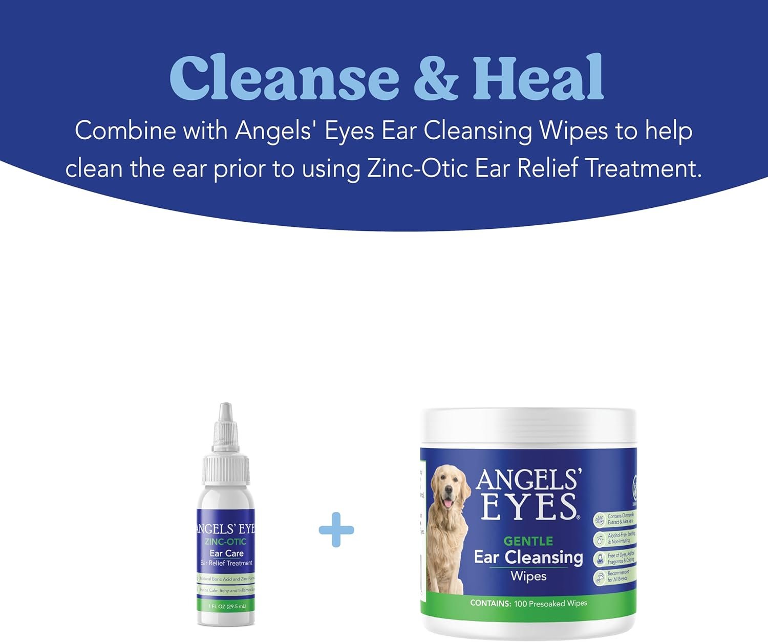 ANGELS EYES Zinco-Ótico (30ml) | Tratamento Otite e Infecção de Ouvido Cães e Gatos - Imagem 5