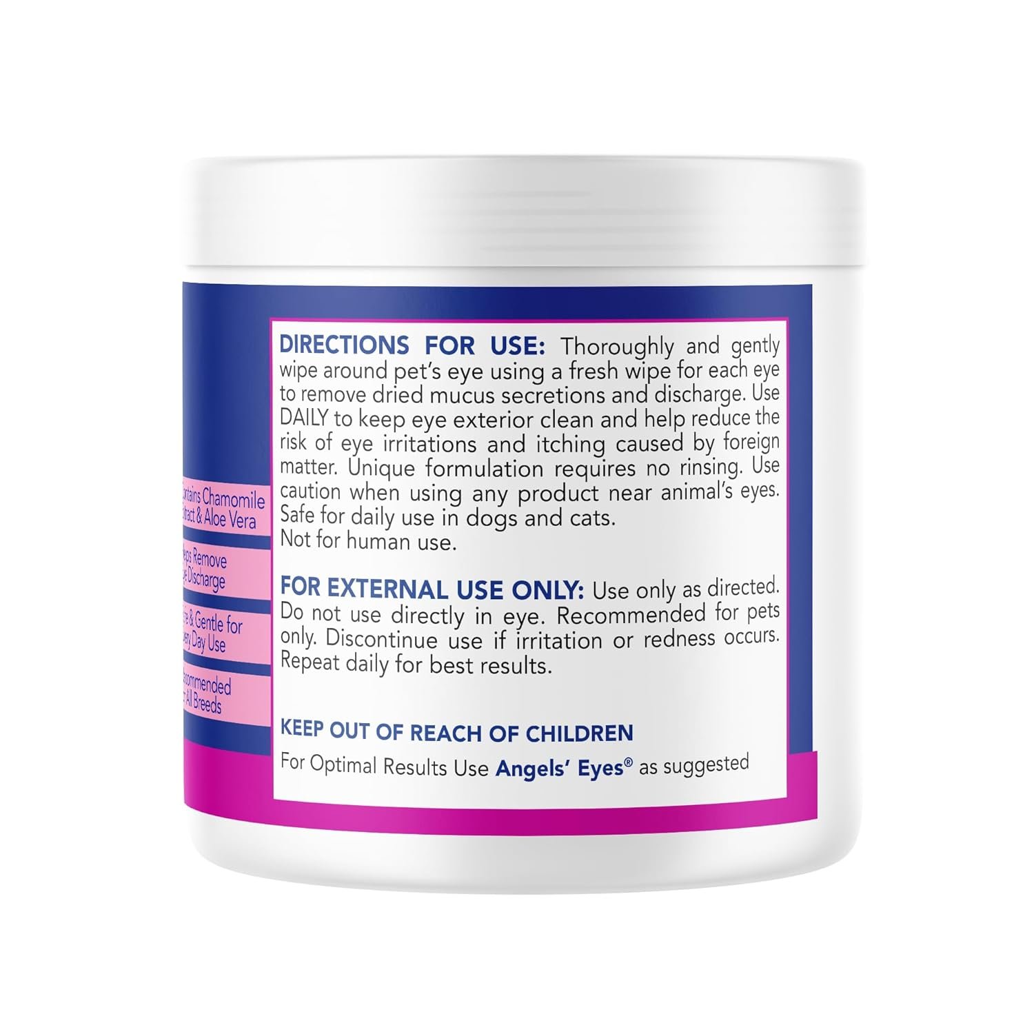 Angels Eyes Lenços para Manchas De Lágrimas Pets 100 lenços - Imagem 6