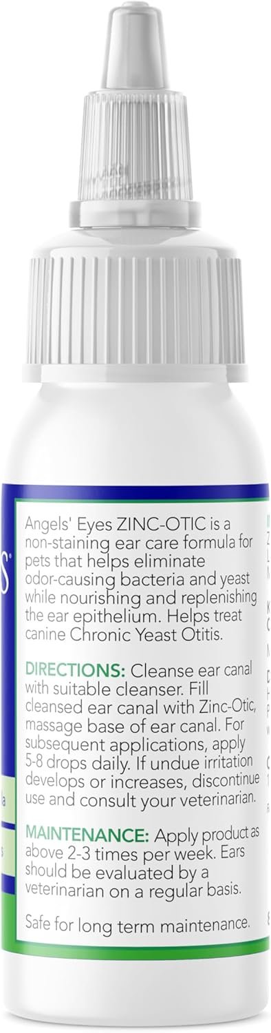 ANGELS EYES Zinco-Ótico (30ml) | Tratamento Otite e Infecção de Ouvido Cães e Gatos - Imagem 7